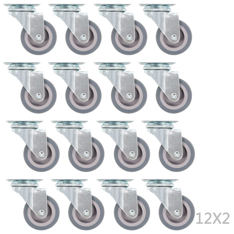 Vidaxl 72 ST Roues pivotantes 50 mm