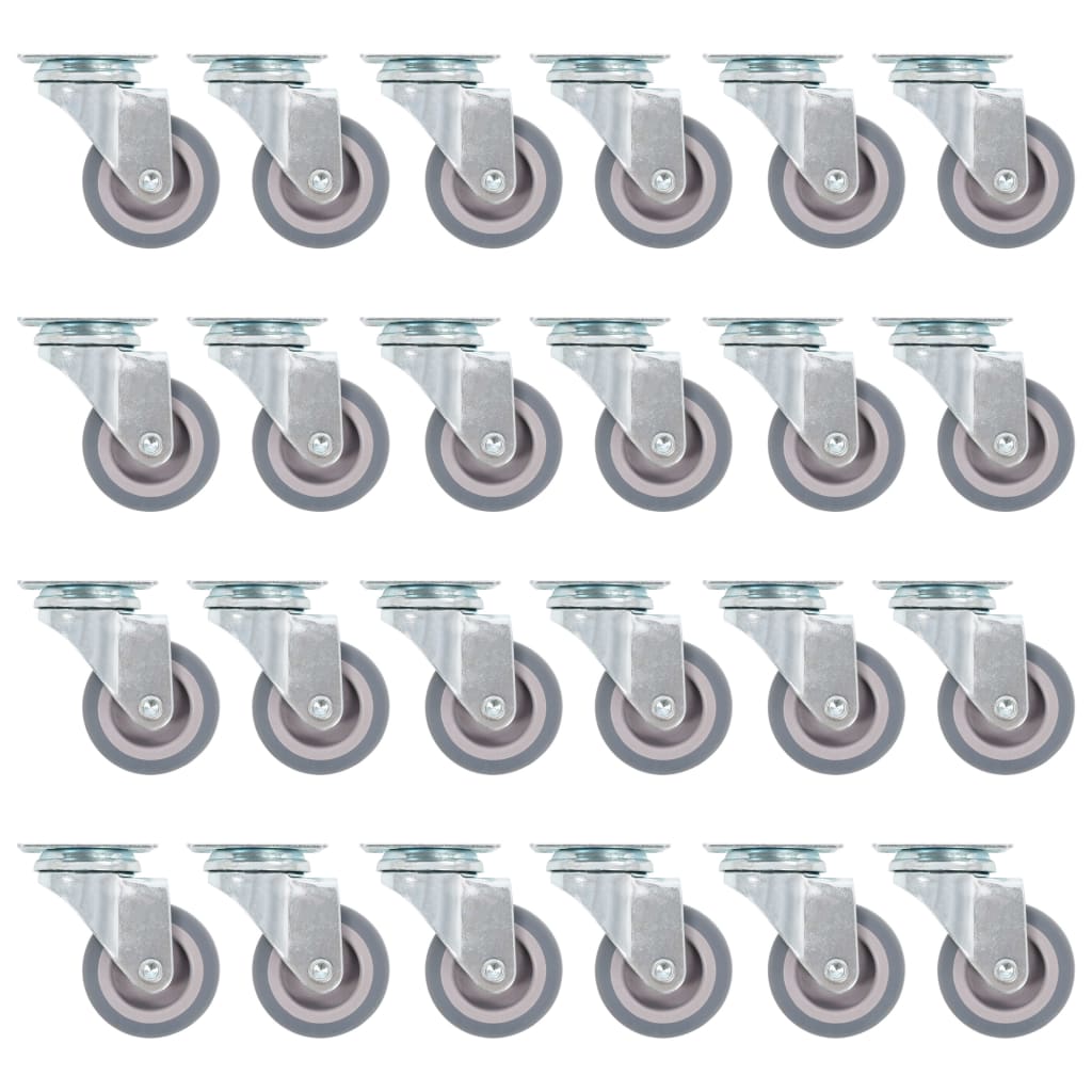 Vidaxl 96 St roues pivotantes 50 mm