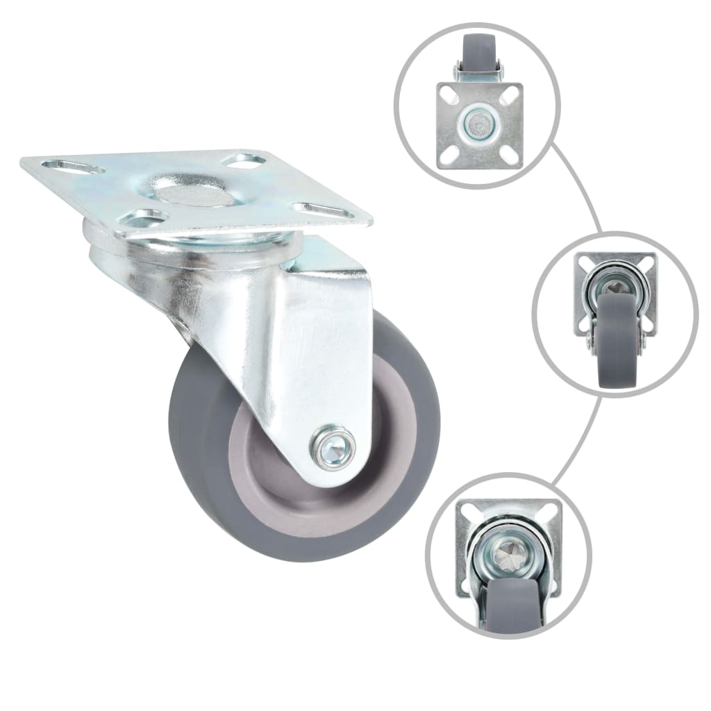 Vidaxl 96 St roues pivotantes 50 mm