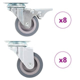 Vidaxl 16 st pivotants 50 mm - afbeelding 1