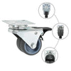 Vidaxl 24 st roues pivotantes double 50 mm
