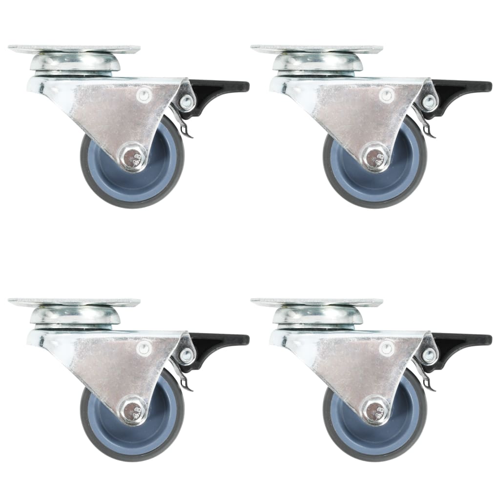 Vidaxl 32 ST Roues pivotantes Double 50 mm