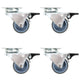 Vidaxl 32 ST Roues pivotantes Double 50 mm