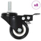 Roues pivotantes Vidaxl 8 m avec des freins 50 mm