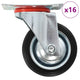 Vidaxl 16 ST roues pivotantes 75 mm