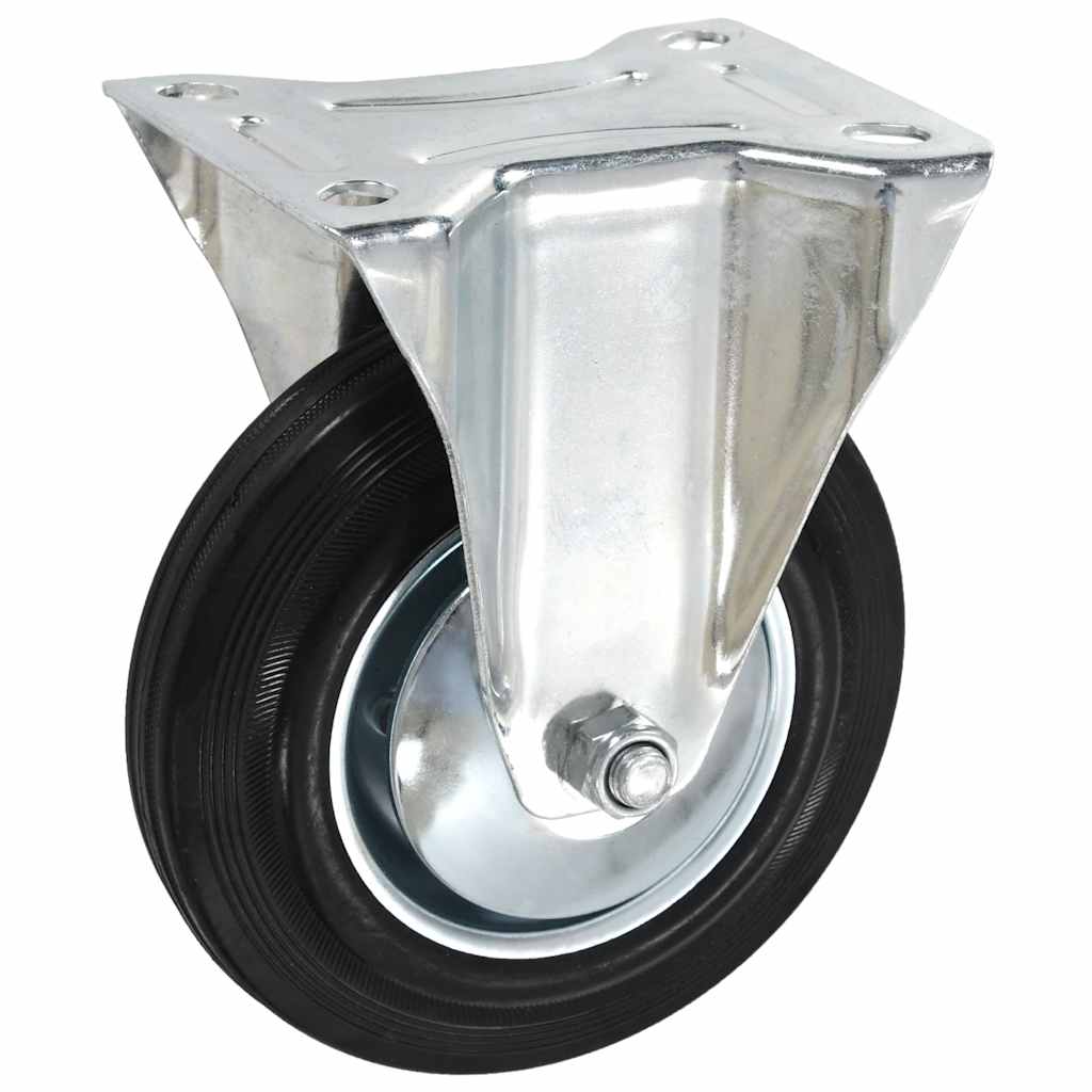 Vidaxl 8 pcs roues fixes 160 mm