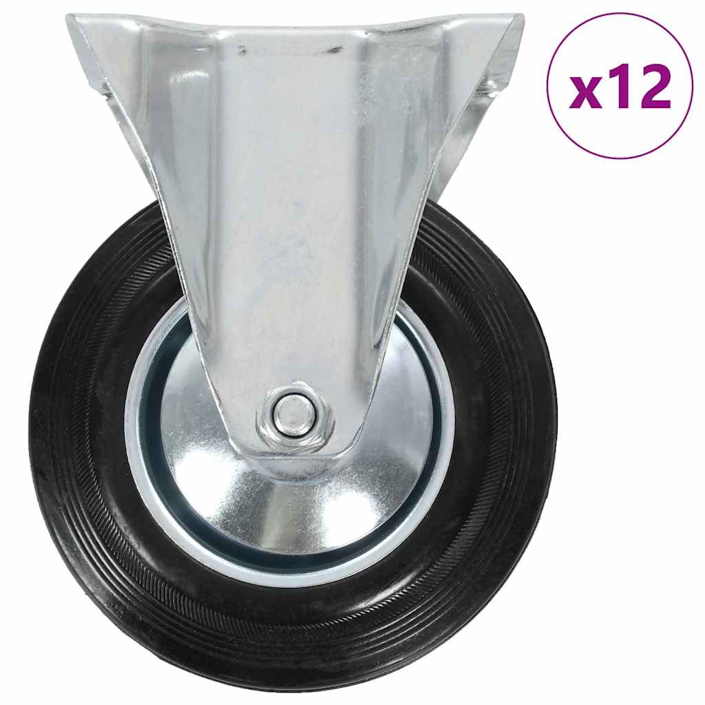 Vidaxx 12 pcs roues fixes 160 mm