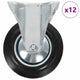 Vidaxx 12 pcs roues fixes 160 mm