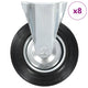 Vidaxl 8 ST Wheels Fixé 200 mm