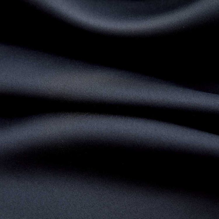 Vidaxl rideau occlusion avec anneaux en métal 2 st 140x175 cm noir