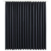Rideau vidaxl accablant avec des crochets 290x245 cm noir