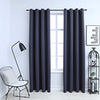 Vidaxx rideaux occultants avec anneaux 2 pcs 140x175 cm anthracite