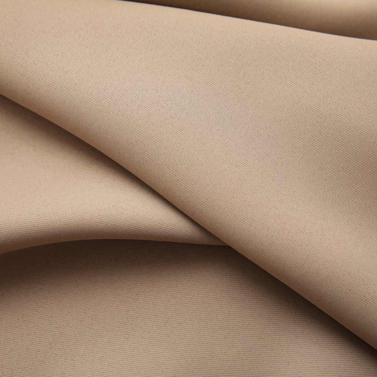 Vidaxl rideaux Blackout avec des crochets 2 PCS 140x225 cm taupe