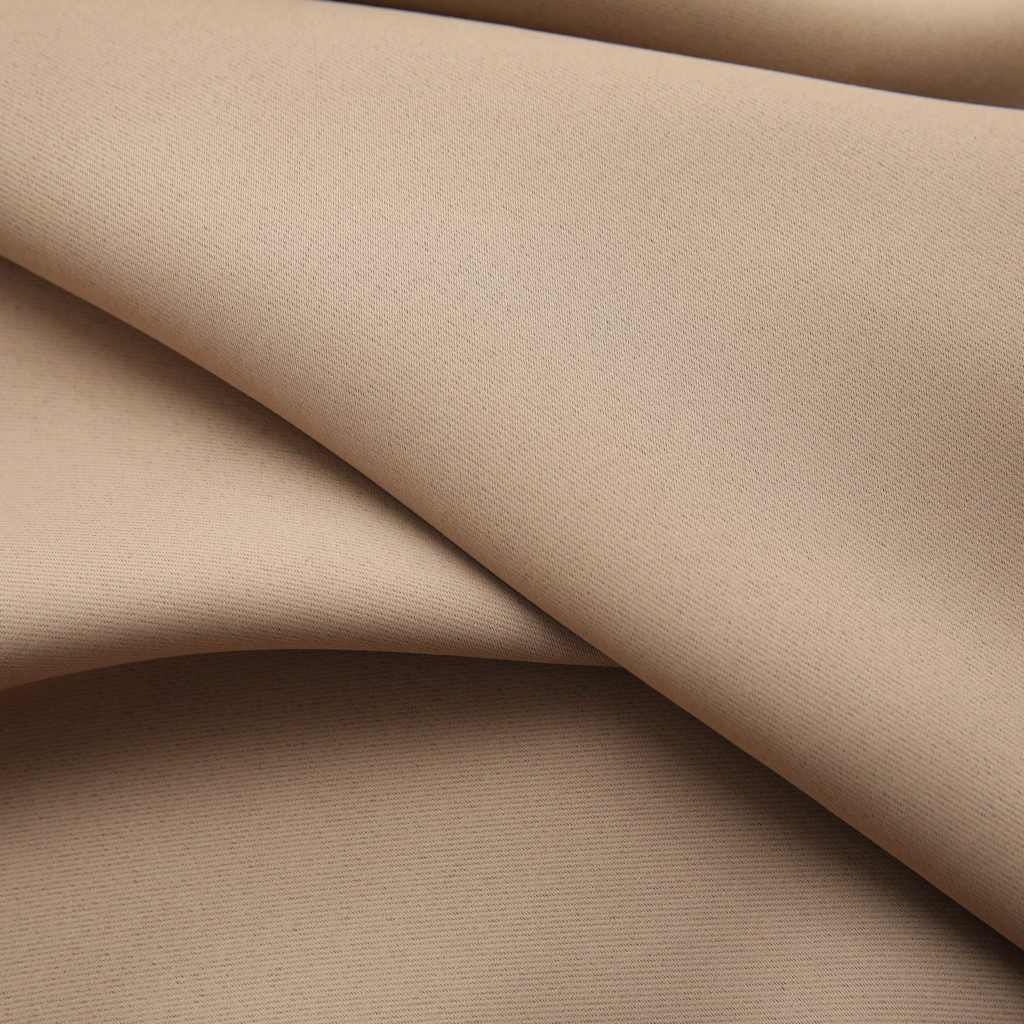 Vidaxl rideau noir avec des crochets 290x245 cm taupe