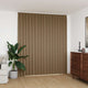 Vidaxl rideau noir avec des crochets 290x245 cm taupe
