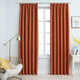 Vidaxl rideaux occlusion avec crochets 2 st 140x225 cm de rouille -colored