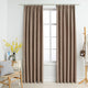 Vidaxl rideaux occlusion avec des crochets 2 PCS 140x175 cm taupe