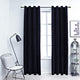 Vidaxl rideau noir avec anneaux 2 st 140x245 cm en velours noir