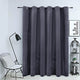 Vidaxl rideau noir avec anneaux 290x245 cm en velours anthracite