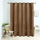 Rideau vidaxl accablant avec des anneaux 290x245 cm en velours beige
