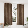 Vidaxl rideaux occluls 2 sts avec crochets 140x175 cm en velours beige