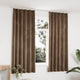 Vidaxl rideaux occluls 2 sts avec crochets 140x175 cm en velours beige