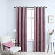 Vidaxl rideaux Blackout avec anneaux 2 st 140x245 cm en velours rose