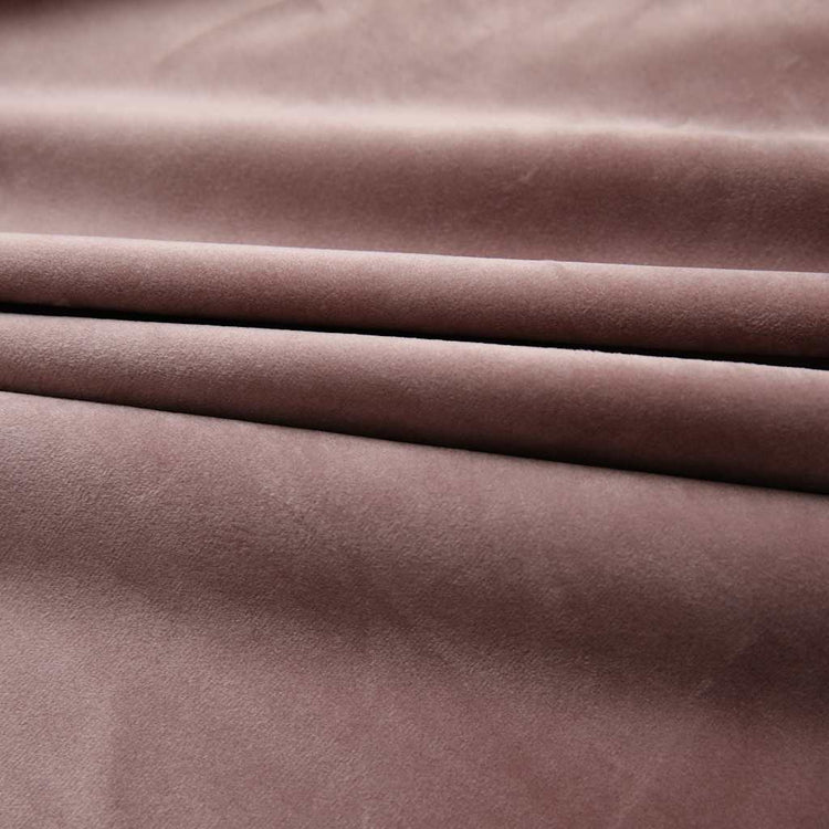 Vidaxl rideaux Blackout 2 Sts avec crochets 140x175 cm en velours rose