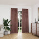 Vidaxl rideaux Blackout 2 Sts avec crochets 140x225 cm en velours rose
