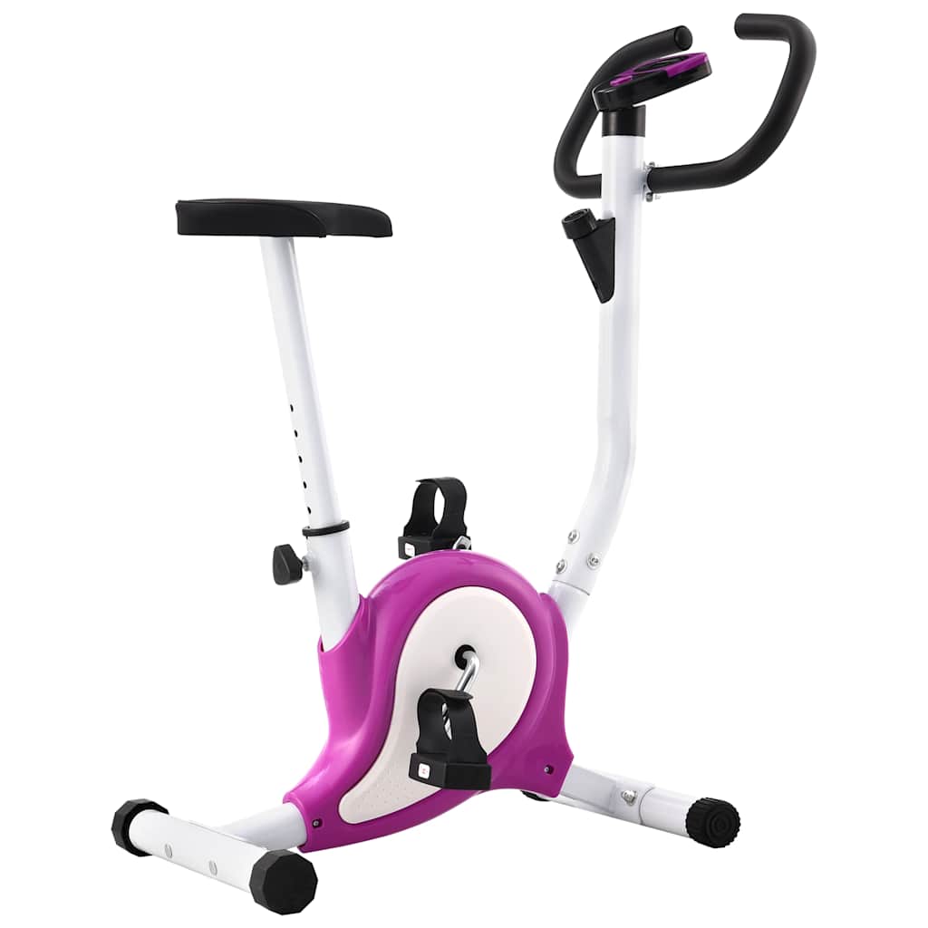 Vélo d'exercice vidaxl avec résistance aux pneus violet