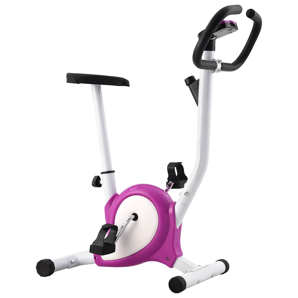 Vélo d'exercice vidaxl avec résistance aux pneus violet