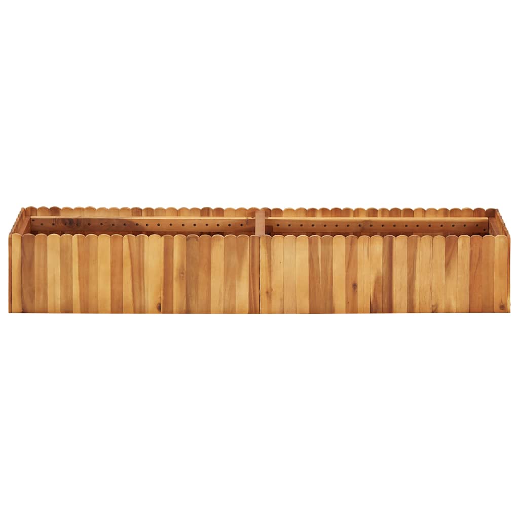 Vidaxl Planter surélevé 150x30x25 cm en bois d'acacia solide