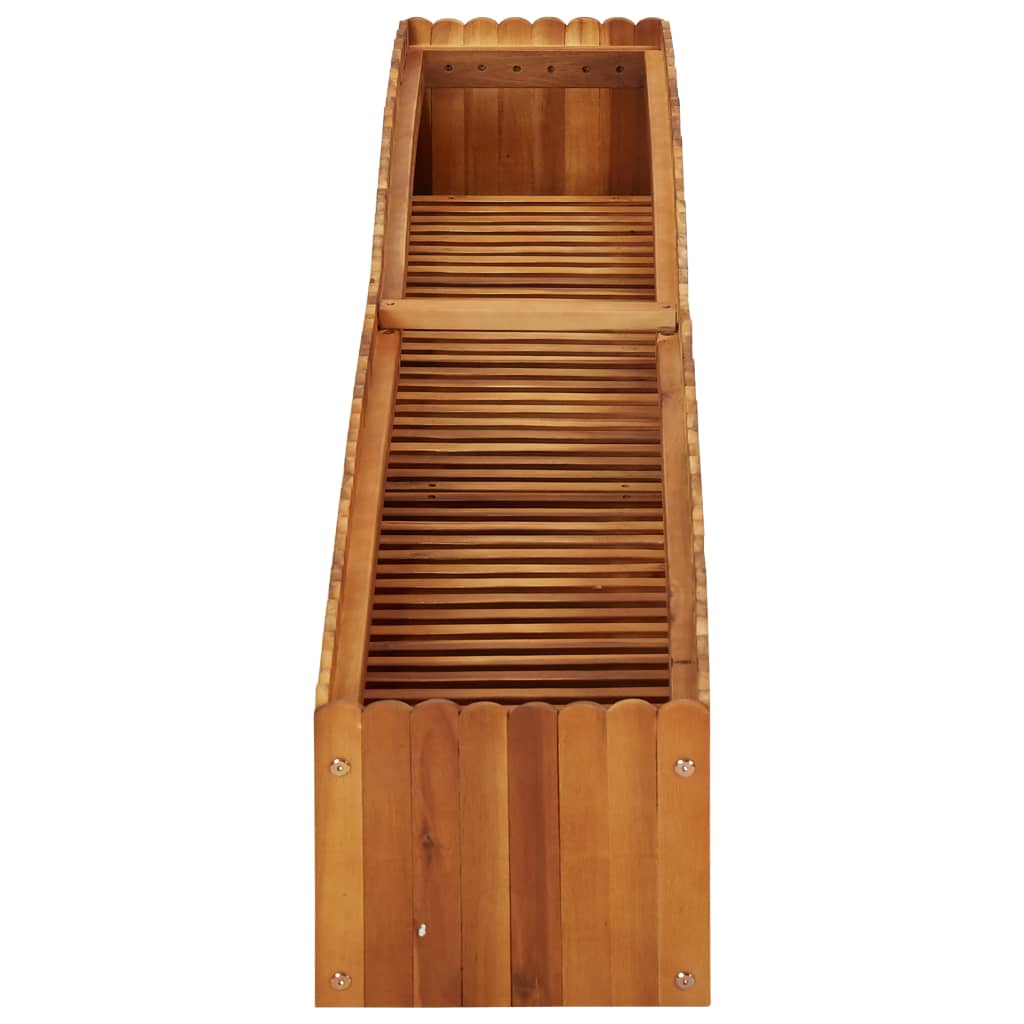 Vidaxl Planter surélevé 200x30x25 cm