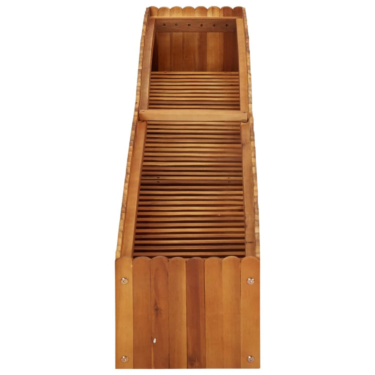 Vidaxl Planter surélevé 200x30x25 cm