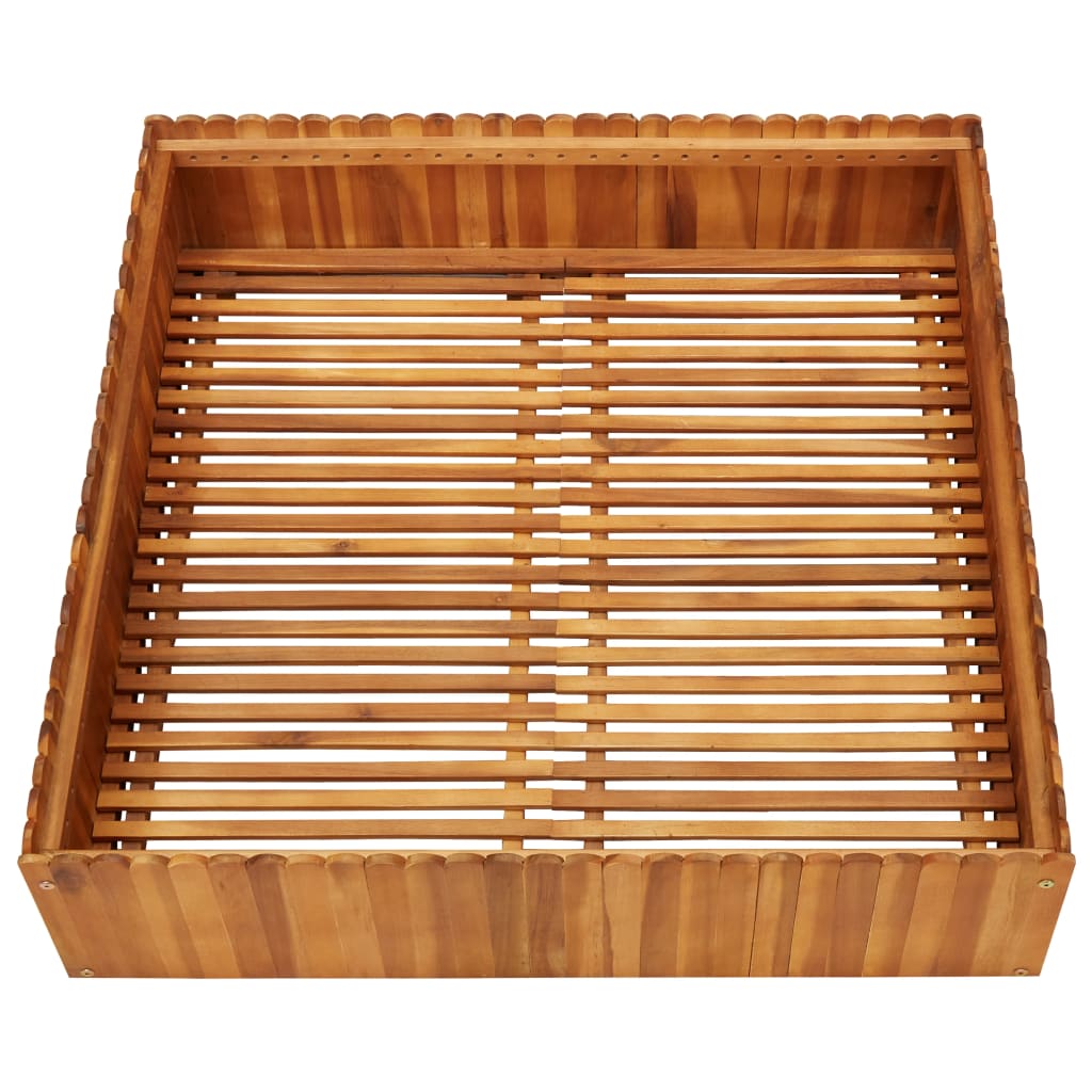 Vidaxl Planning Boîte relevée 100x100x25 cm