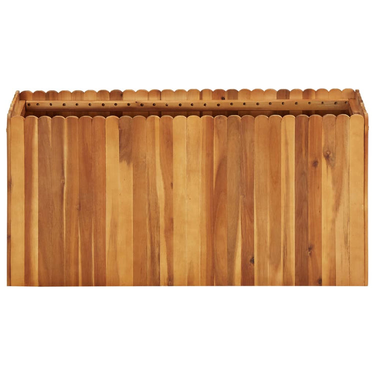 Vidaxx jardinière surélevée 100x30x50 cm bois d'acacia massif