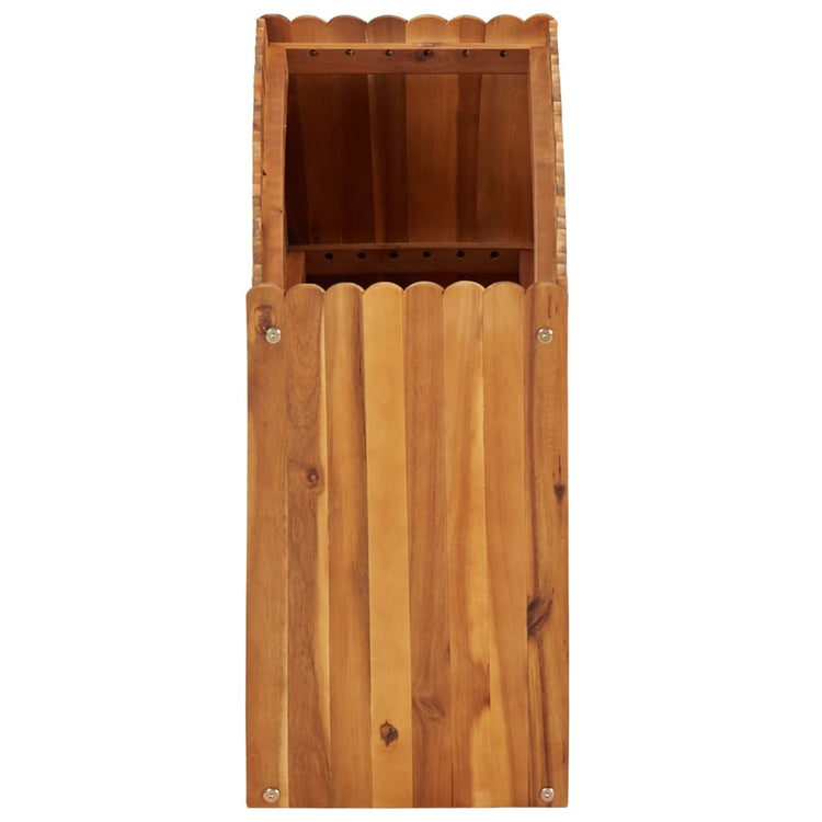 Vidaxx jardinière surélevée 100x30x50 cm bois d'acacia massif