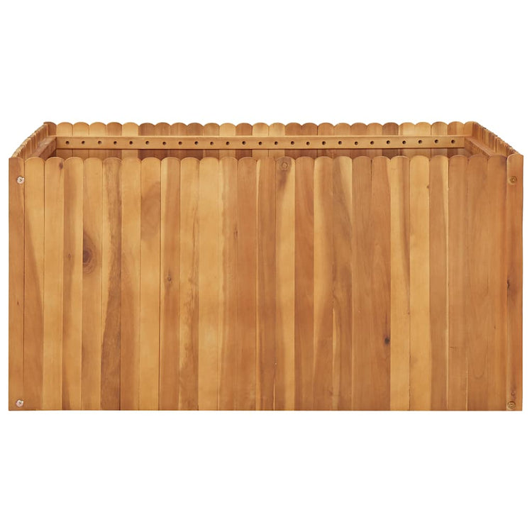 Vidaxl Planter surélevé 100x100x50 cm ACACIAHOUIL SOLIDE