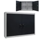 Armoire à outils murale Vidaxx en métal gris et noir