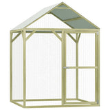 Vidaxl Poulet Coop 1,5x1,5x2 m Pine imprégnée - afbeelding 1