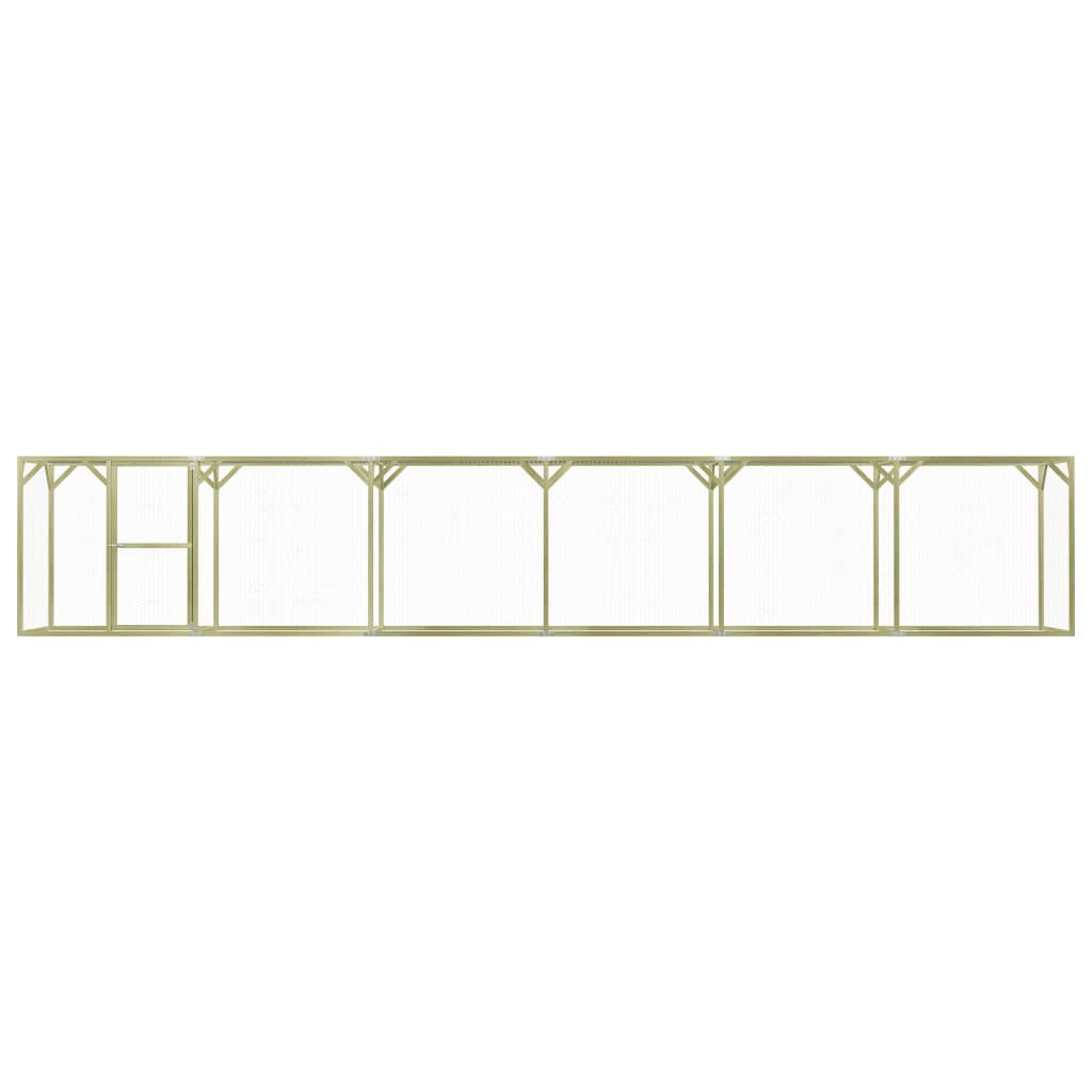 Vidaxl Chicken Coop 1.5x9x1,5 m Pine imprégnée