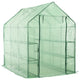 Vidaxl Walk -in Greenhouse avec 12 étagères 143x214x196 cm en acier