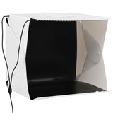 Boîte d'enregistreur photo Vidaxl avec LED pliable 40x34x37 cm en plastique blanc - afbeelding 2