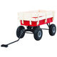 Chariot de jardin VidaXL 150 kg rouge