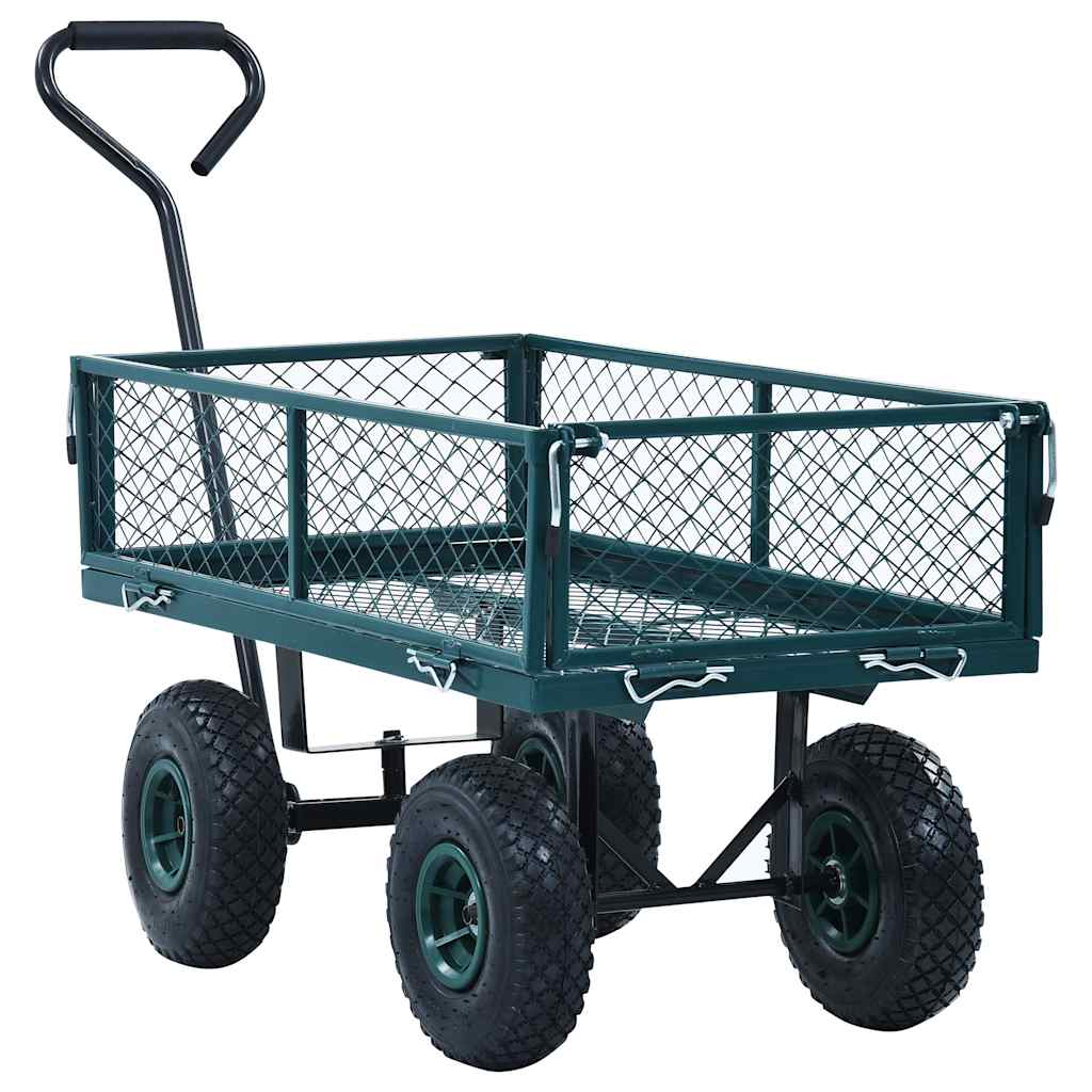 Chariot de jardin VidaXL 250 kg vert