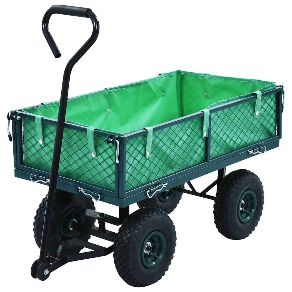Chariot de jardin VidaXL 250 kg vert