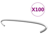 Vidaxl Gabion Crochets 100 st 15 cm en acier galvanisé - afbeelding 1