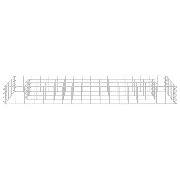 Vidaxl Gabion Planter insenté 90x30x10 cm en acier galvanisé