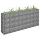 Vidaxl Gabion Planter surélevé 180x30x90 cm en acier galvanisé
