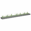 Vidaxl Gabion Planter surélevé 270x30x10 cm en acier galvanisé